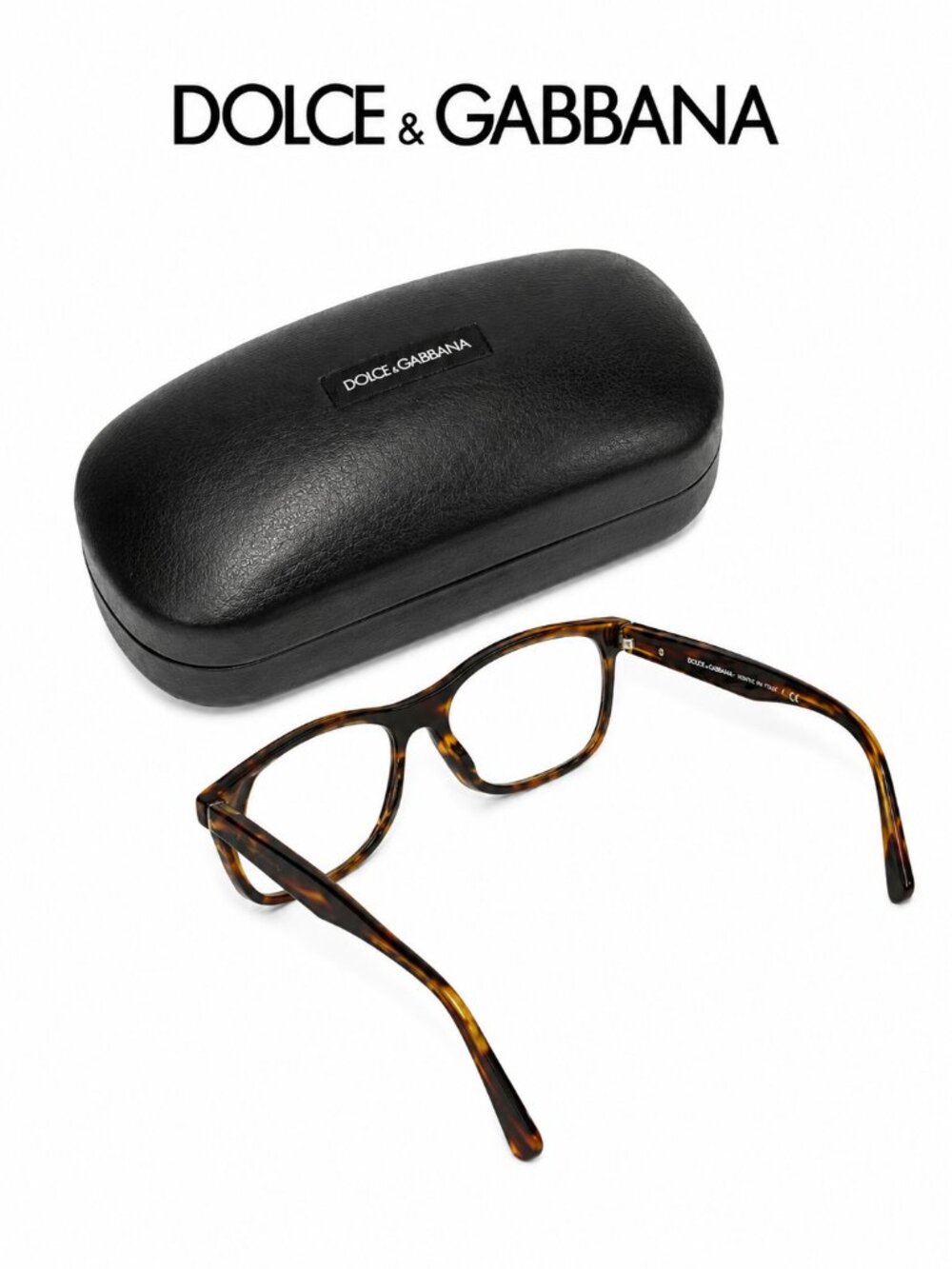 Dolce & Gabbana Eye Glasses DG 3144 Tortise Shell Like Frames With Case Unisex